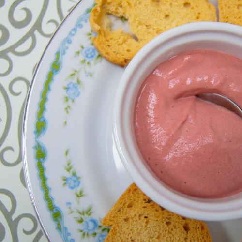 La mousse de betteraves au St Morêt