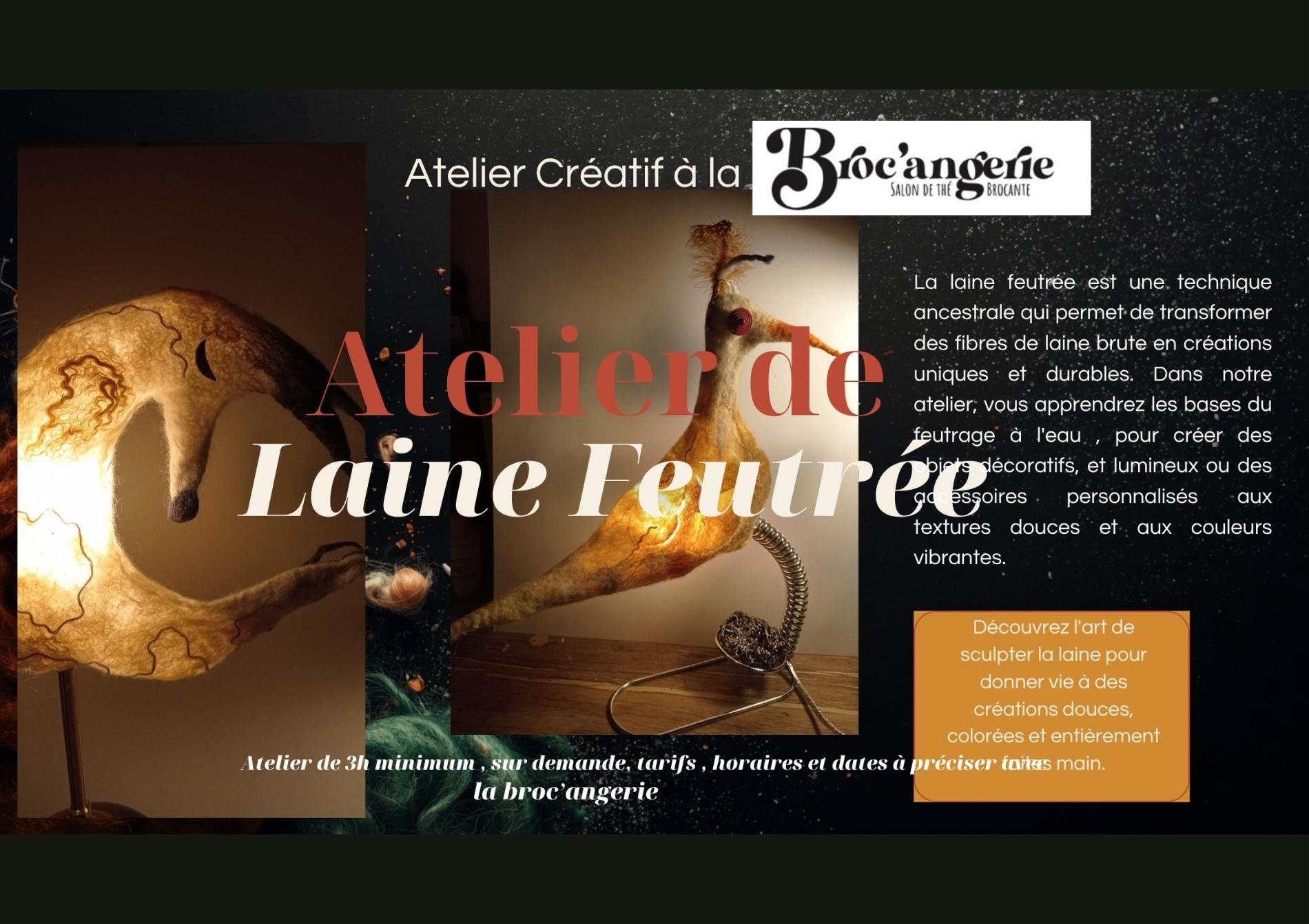 Atelier laine feutrée