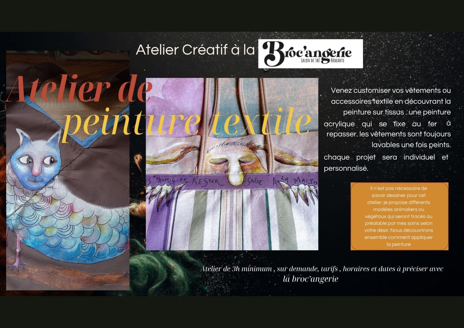 ATELIER PEINTURE TEXTILE