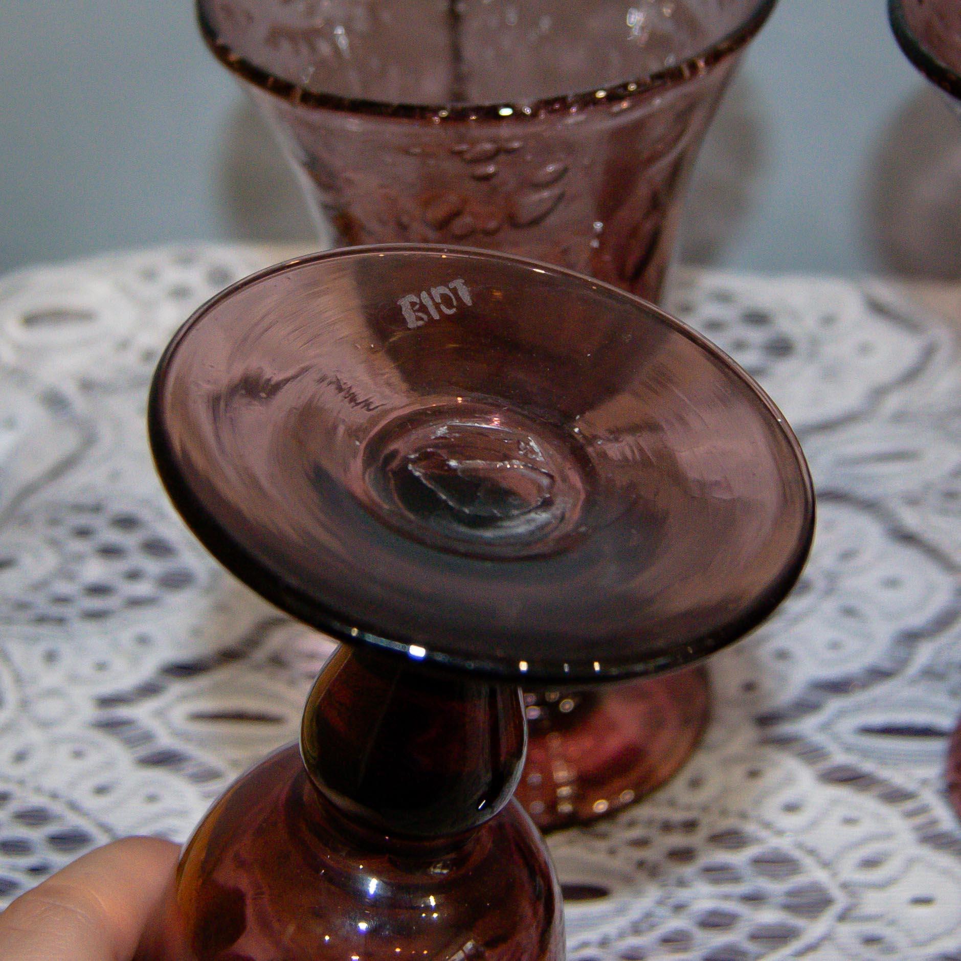 Les verres améthyste BIOT